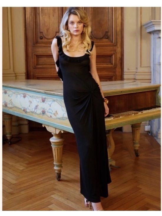 Asta Resort Dresses & Skirts - ASTA Resort Elise Maxi Dress Sheer Black New